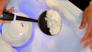 5 MIN ICE BREAK | SOFT FREEZER FROST HANDFULS + ONLY BITES #iceasmr screenshot 4