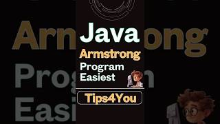 Simple Armstrong Number Logic in Java 🔥 #armstrongnumber #shorts #programming
