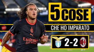 PULISIC "motore"! MUSAH "centrale"? Abbiamo un problema... | Le 5 cose da Lazio-Milan 2-2