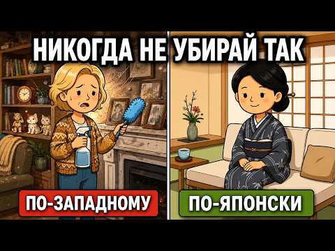 Японцы ДАВНО перестали убираться так… а ты всё ещё делаешь ЭТО!