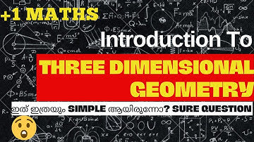 plus one maths three dimensional geometry focus area| malayalam #threedimensionalgeometry #focusarea