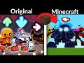 Fnf character test  gameplay vs minecraft note block  indie cross  cuphead  playground