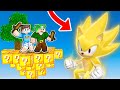 ILHA DE LUCKY BLOCK VS SUPER SONIC NO MINECRAFT!! (Sorte ou Azar?)