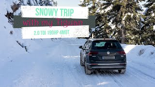 Snowy trip with VW Tiguan II