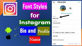 Make an Attractive Instagram Bio With Different Font Styles screenshot 2
