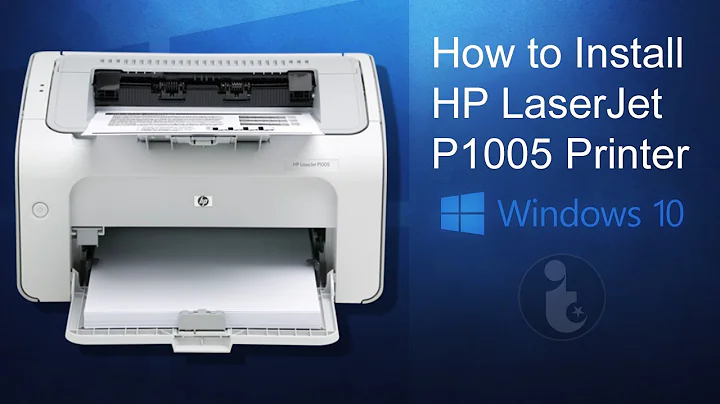 How to Install HP LaserJet P1005 Printer - Windows 10