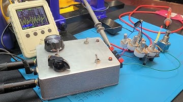 Test Box with Audio Probe and Wave Function Generator