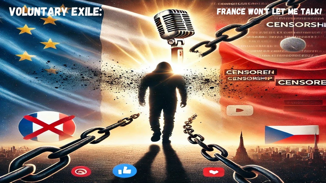 Voluntary exile: France won't let me talk!