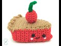 Amigurumi Cherry Pie Slice