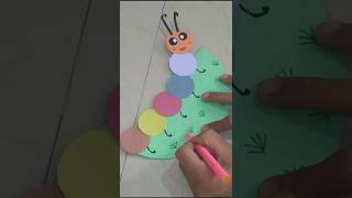 Caterpillar from craft paper #homemadepapercraft #craft