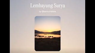 Lembayung Surya Versi Rock Blues #jatidiri #selfdiscovery