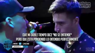 Minuto de CACHA vs WOS con LETRA | FMS ARGENTINA Jornada 6