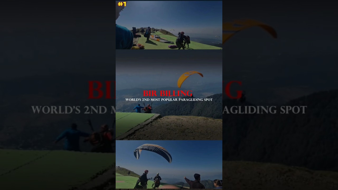#01Doing paragliding at Bir Biling 📍