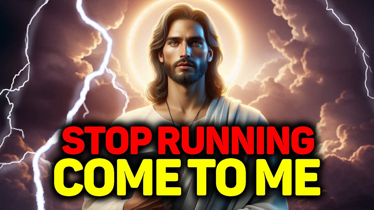 God Says: Stop Running and Let Me Hold You | God's Promises For You