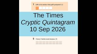 The Times Cryptic Quintagram 2670