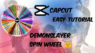 How to make Demonslayer spin the wheel in Capcut (Capcut  tutorials) screenshot 2