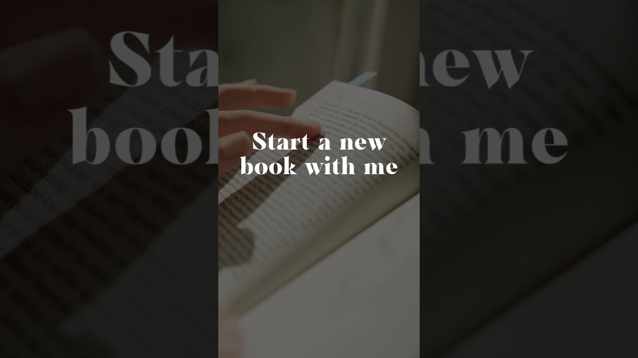 Every story is a new adventure waiting to be explored. 📚 Start a new book with me today!