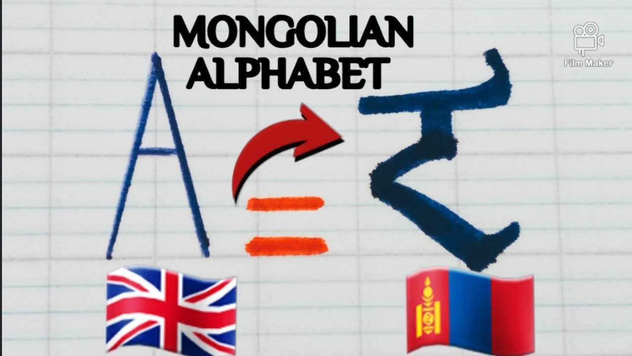 How to learn the MONGOLIAN Alphabet from A to Z || MONGOLIAN