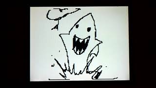 Old Shark Flipnote Animation On Nintendo DSi