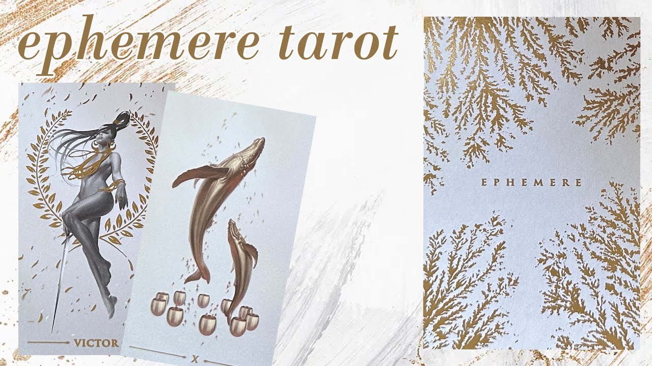 Ephemere Tarot by  Mat Auryn and Arthur Wang | Flipthrough, Guidebook, Pairings & Reading