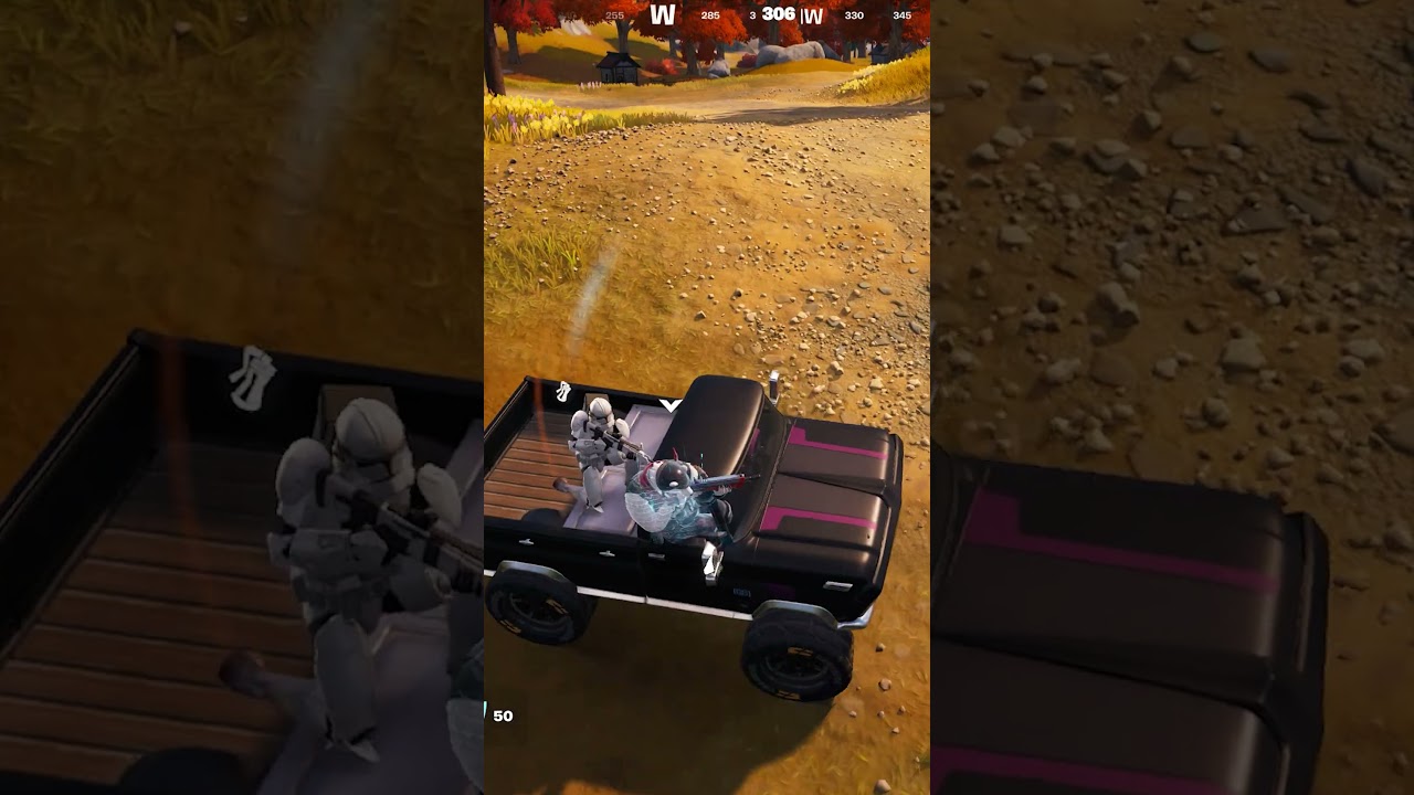 Fortnite Polar Patroller NPC Shows No Mercy to Player on Truck 