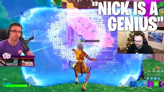 Reacting to NickEh30 in Fortnite Chapter 4 (SMARTEST PLAYER)