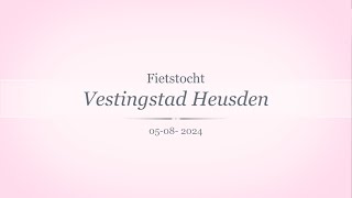 Fietstocht Vestingsstad Heusden 4K