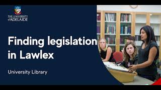 Finding legislation in Lawlex