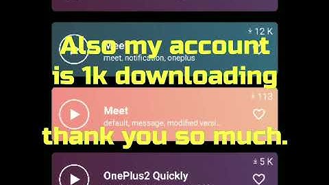 OnePlus 8 Notifications tones full audio