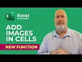 Excel New Image Function - Insert Images into cells with a Formula!