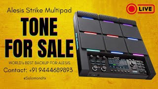 🔴 Live - Alesis Strike Multipad | Tones for sale | Worlds Best backup for Alesis