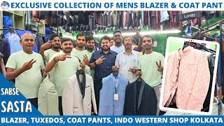 Mens Coat Pant & Blazer Wholesale Market In Kolkata Partywear, Indo Western & Wedding Collection