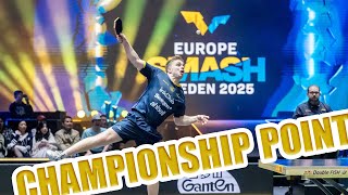 The Championship Point, Truls MOREGARD vs LIN Shidong | Europe Smash Sweden 2025 #trulsmoregard