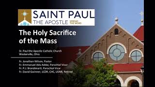 Sunday, May 23, 2021: 10:00 AM Mass for Pentecost Sunday