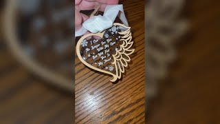 Angel Wings Baby Memorial Ornaments, Memorial Gifts for Loss of Daughter/Son, Gift for Miscarriages,