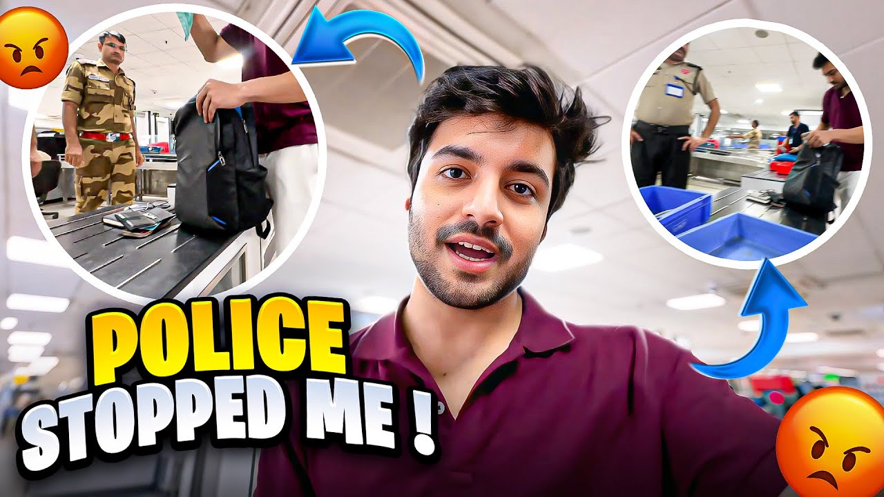 Airport Par Police Ne Pakard Lia😰| Goa Vlog 1