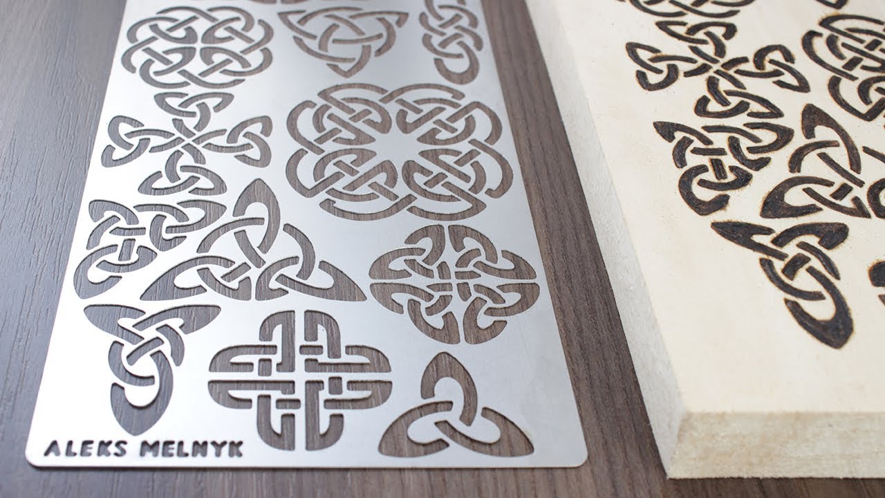 metal stencils for wood burning