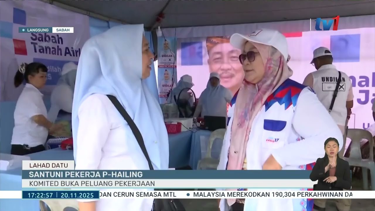 20 NOV 2025 -BERITA WILAYAH- SANTUNI PEKERJA P-HAILING: KOMITED BUKA PELUANG PEKERJAAN