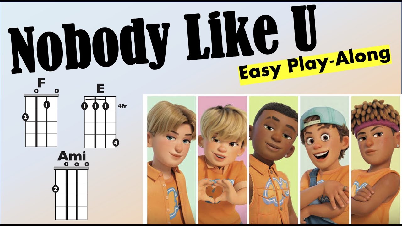 Nobody Like U (from Turning Red) Ukulele/Lyric PlayAlong YouTube