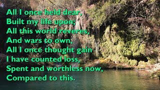 All I Once Held Dear (Knowing You, Jesus) [with lyrics for congregations]