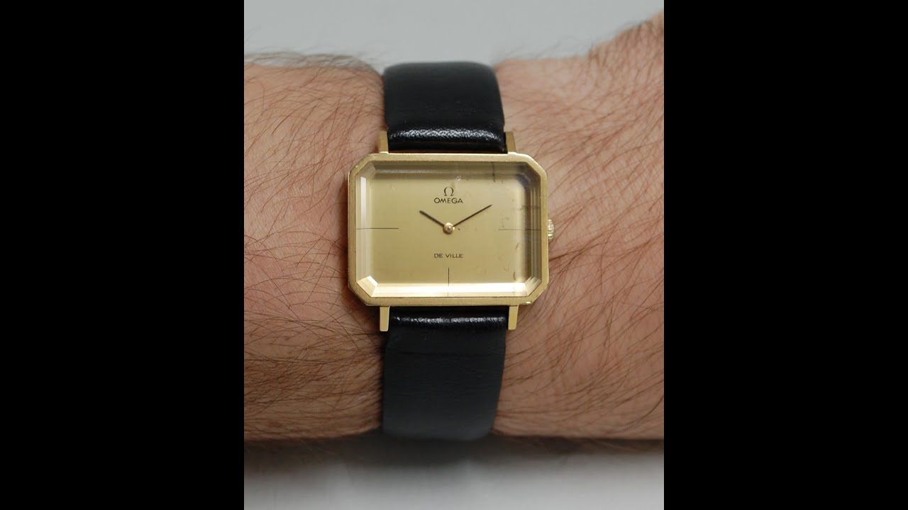 1973 Omega De Ville Emerald men's vintage watch with box. Model