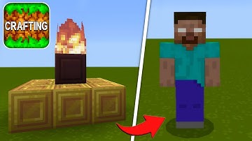 How to Spawn Herobrine in Crafting and Building!