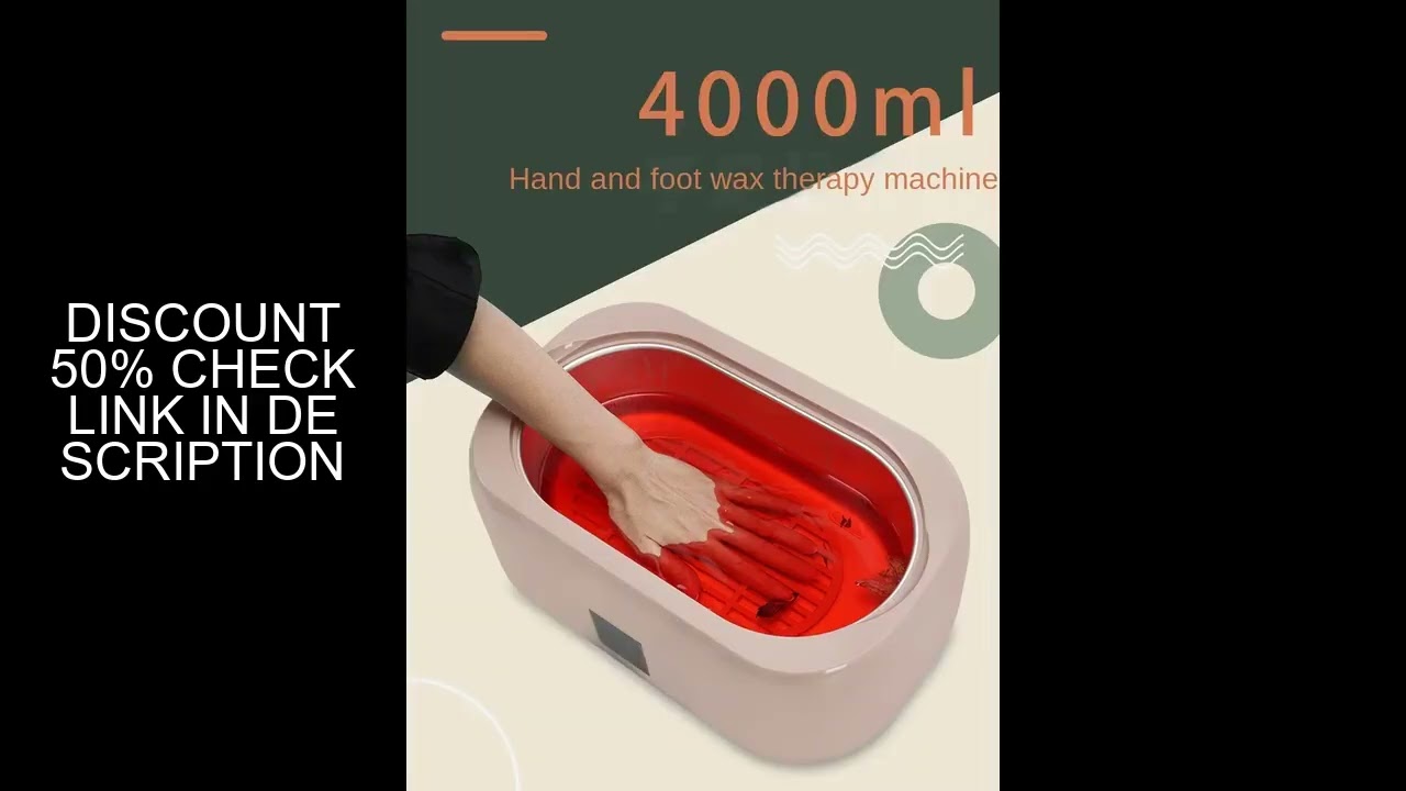 beauty salon hand wax machine 4000ml hand wax therapy machine hand film honey wax heater household m