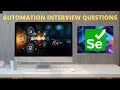 Selenium Interview Questions (Part 3) | SDET questions (Part 3) | Automation interview Questions