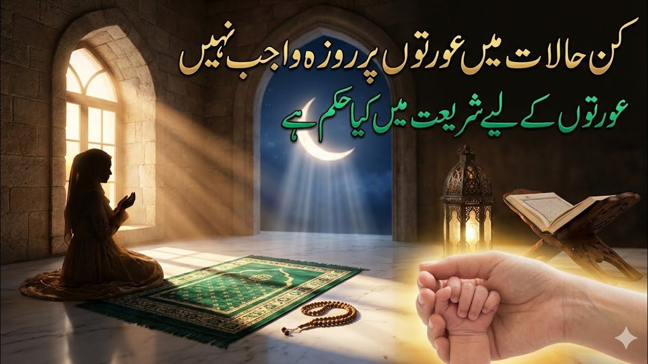 Kun 10 Halat Mein Auraton Par Roza Wajib Nahi? | Roza kis surat mae roza maaf h | Zikar e kareem