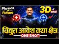 वैद्युत आवेश तथा क्षेत्र | Class 12th Physics Chapter 1 One Shot in 3D | Electric charge Bihar Board