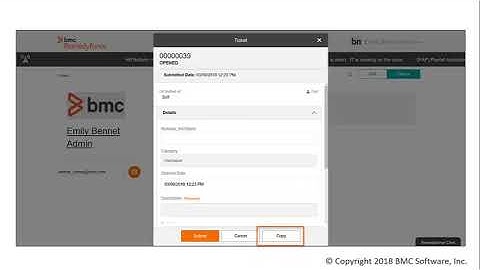 BMC Remedyforce Winter 18: View tickets in My Activity