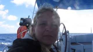 Sailing from BVI to Antigua for the Antigua Classics Week
