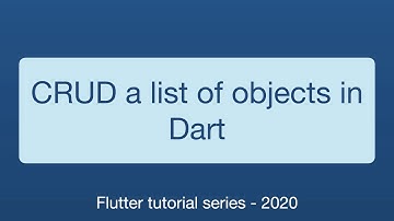 04-Dart basics-CRUD a list of objects
