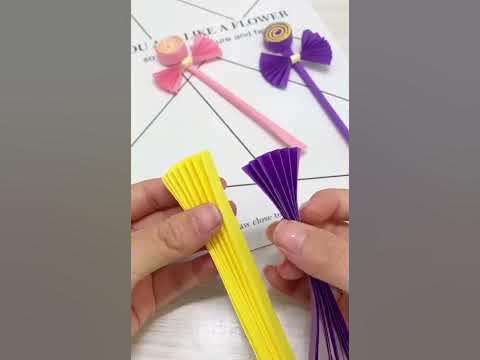 Легкое украшения ручки для школы своими руками из бумаги. DIY origami ...